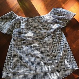 Michael Kors strapless blouse